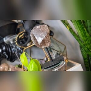 Smokey Quartz Crystal on Stand